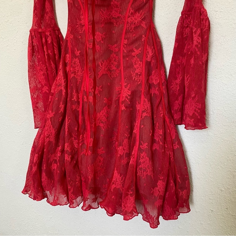 House of CB ‘Analissa’ Scarlett Lace Corset Mini Dress NWOT size XS Taller‎ - Picture 10 of 14